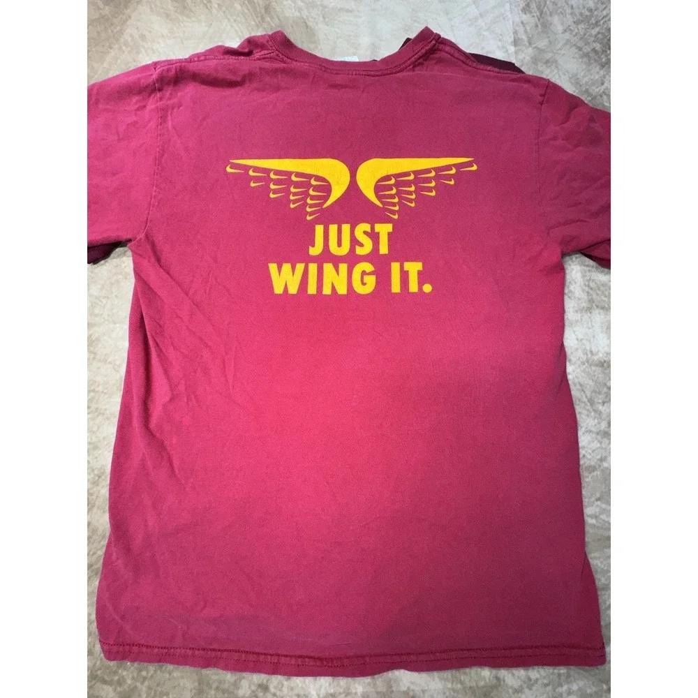 Lot of 2 Clovis west Eagles Football Nike & Gildan Tshirts Medium